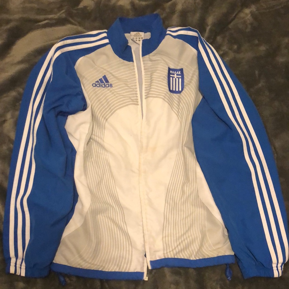 Adidas Greece Soccer Jacket